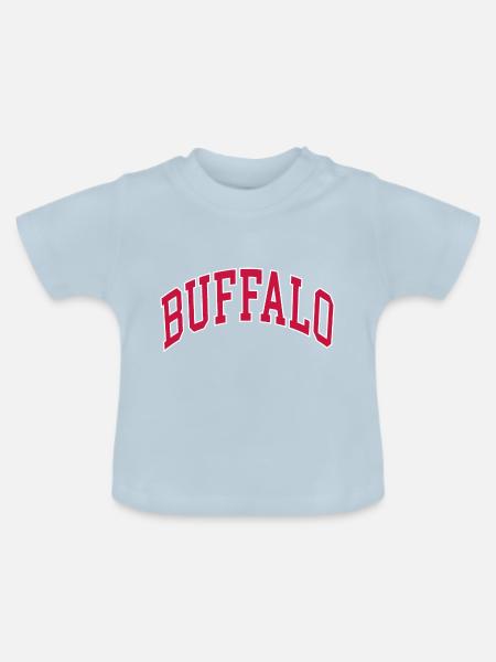 Buffalo - Baby Bio-T-Shirt mit Rundhals - Hellblau