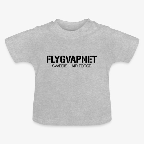 FLYGVAPNET - SWEDISH AIR FORCE - Ekologisk T-shirt med rund hals baby