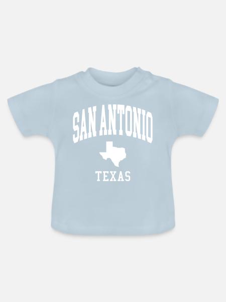 San Antonio - Baby Bio-T-Shirt mit Rundhals - Hellblau