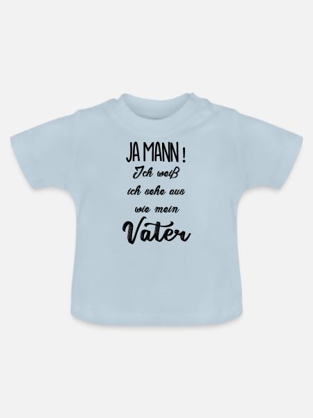 Baby Body - Baby Bio-T-Shirt mit Rundhals - Hellblau