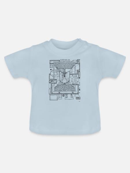 1714 Dimension - Baby Bio-T-Shirt mit Rundhals - Hellblau