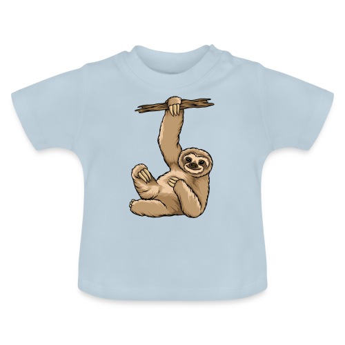 Kunterli loves sloths - #KUN-SLO-25 - cute - Baby Organic T-Shirt with Round Neck
