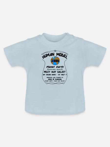 2006 - Baby Bio-T-Shirt mit Rundhals - Hellblau