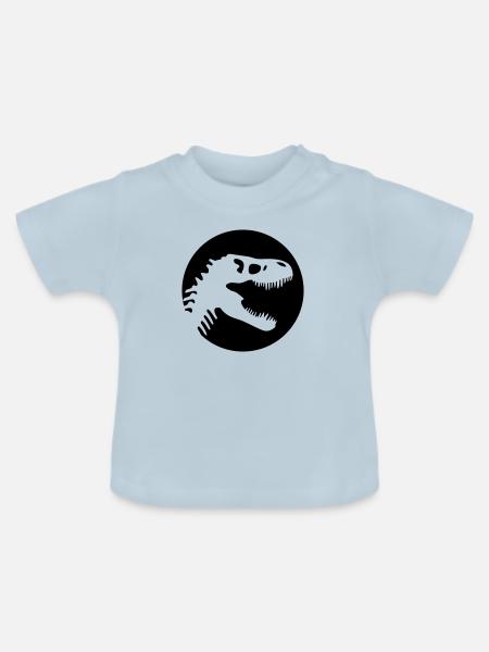 trex - Baby Bio-T-Shirt mit Rundhals - Hellblau