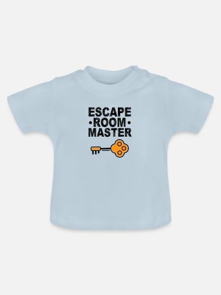 Escape Room Master - Baby Bio-T-Shirt mit Rundhals - Hellblau
