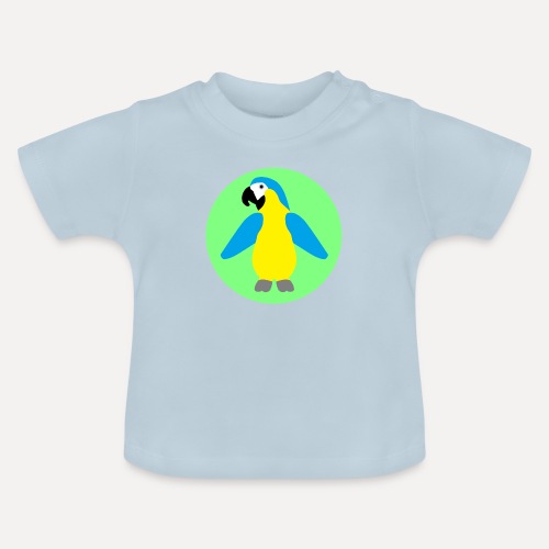 Yellow-breasted Macaw - Baby Organic T-Shirt with Round Neck