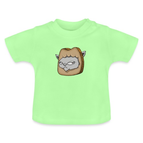 Katze und das Toastbrot - Baby Bio-T-Shirt mit Rundhals