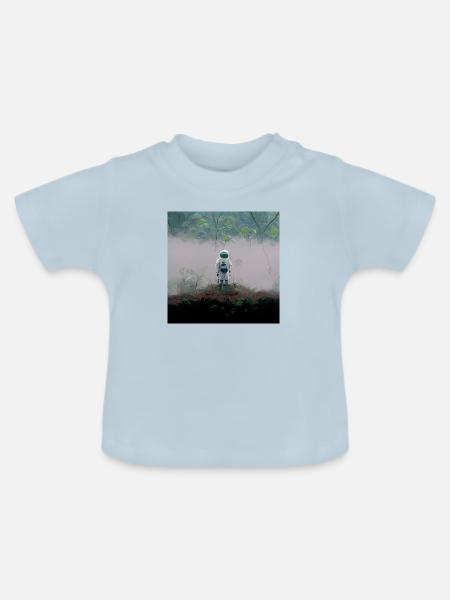 Lonely Voyager 051 - Baby Bio-T-Shirt mit Rundhals - Hellblau