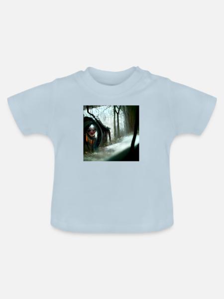 Verloren - Baby Bio-T-Shirt mit Rundhals - Hellblau