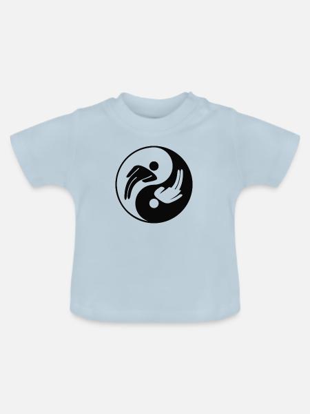 WC - Baby Bio-T-Shirt mit Rundhals - Hellblau