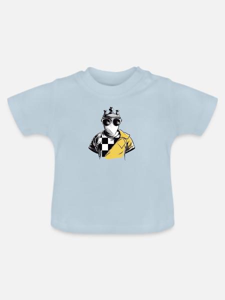 Der Narr - Baby Bio-T-Shirt mit Rundhals - Hellblau