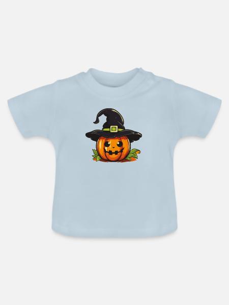 pumpkin - Baby Bio-T-Shirt mit Rundhals - Hellblau