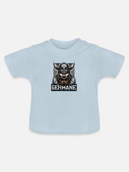 GERMANE - Baby Bio-T-Shirt mit Rundhals - Hellblau