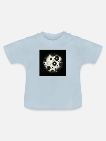 Cosmic Dance - Baby Bio-T-Shirt mit Rundhals - Hellblau