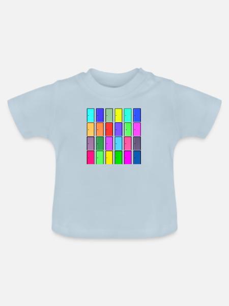 Doors - Baby Bio-T-Shirt mit Rundhals - Hellblau