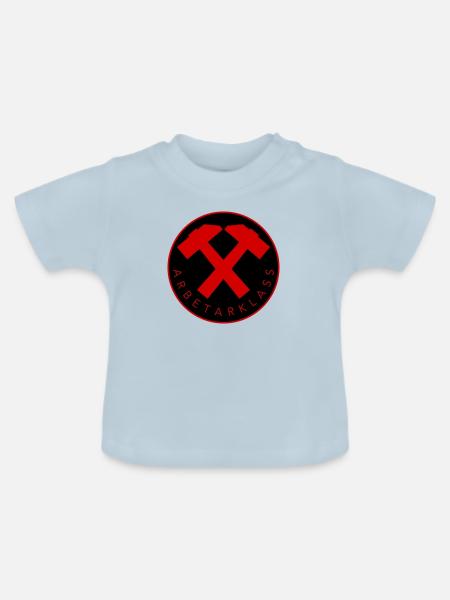 Arbeiterklasse - Baby Bio-T-Shirt mit Rundhals - Hellblau