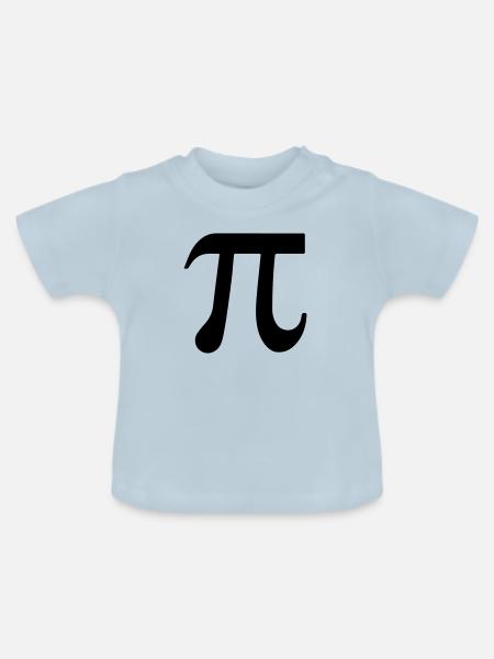 PI - Baby Bio-T-Shirt mit Rundhals - Hellblau