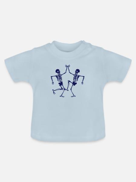 maccarbre Tanz - Baby Bio-T-Shirt mit Rundhals - Hellblau