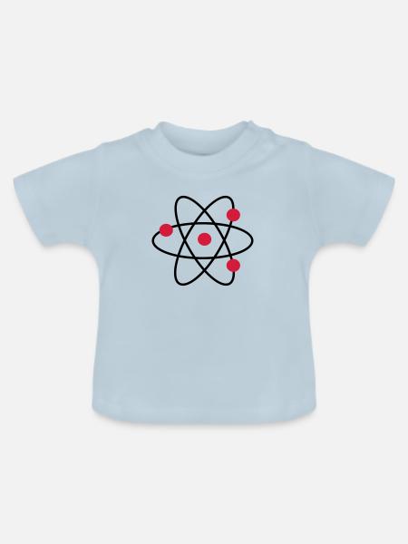science - Baby Bio-T-Shirt mit Rundhals - Hellblau