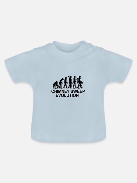 Schornsteinfeger - Baby Bio-T-Shirt mit Rundhals - Hellblau