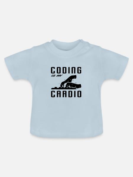 Programmierer - Baby Bio-T-Shirt mit Rundhals - Hellblau