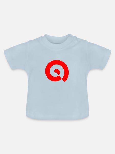 Tribal - Baby Bio-T-Shirt mit Rundhals - Hellblau