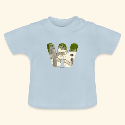 Vogelsauer Treppe in Wuppertal - Baby Bio-T-Shirt mit Rundhals