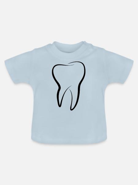 doc225 - Baby Bio-T-Shirt mit Rundhals - Hellblau
