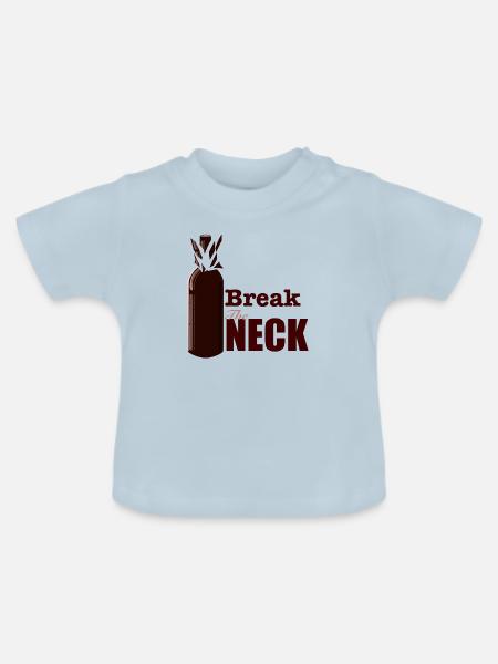 BottleNeck - Baby Bio-T-Shirt mit Rundhals - Hellblau