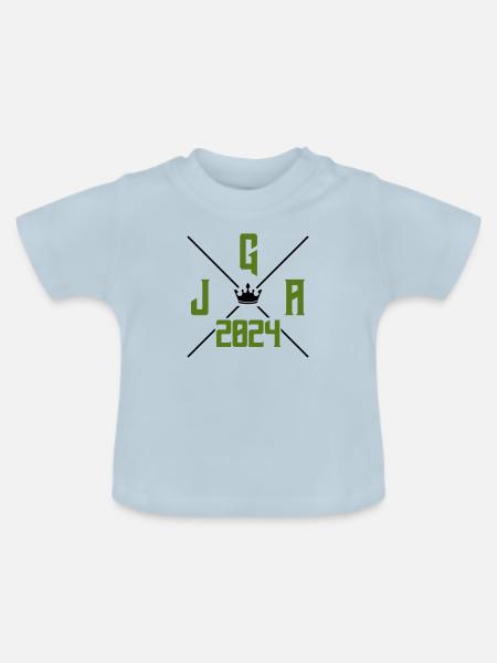 jga 2024 - Baby Bio-T-Shirt mit Rundhals - Hellblau