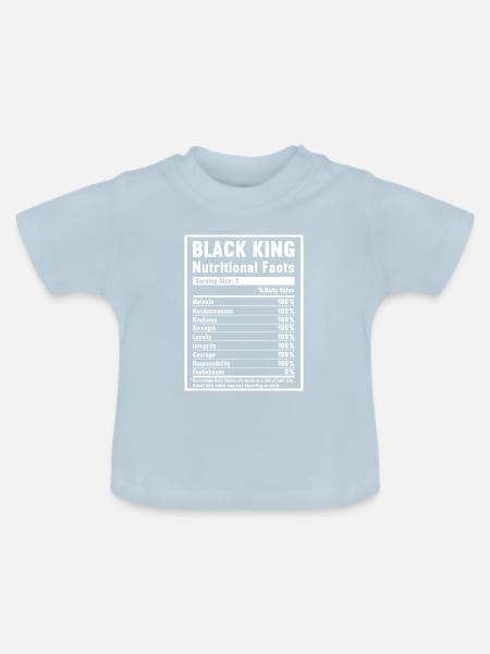 Black King - Baby Bio-T-Shirt mit Rundhals - Hellblau