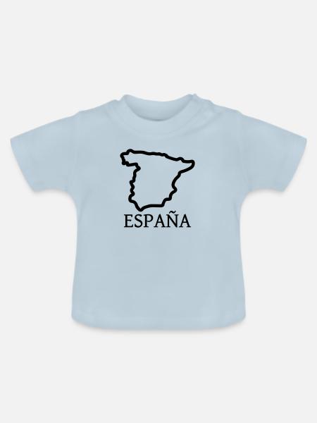 Espana - Baby Bio-T-Shirt mit Rundhals - Hellblau