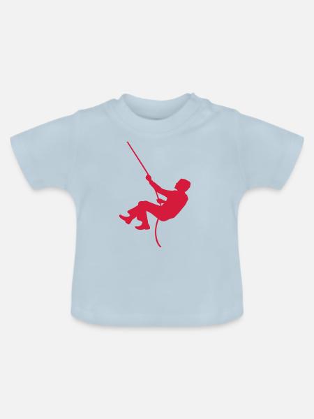 Markung Climb - Baby Bio-T-Shirt mit Rundhals - Hellblau