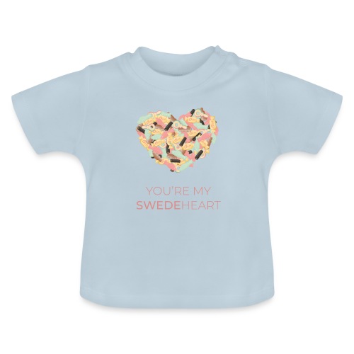 SWEDEheart - Ekologisk T-shirt med rund hals baby