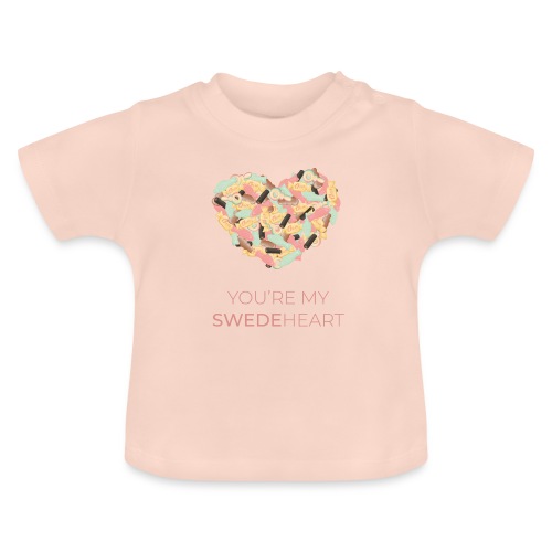 SWEDEheart - Ekologisk T-shirt med rund hals baby
