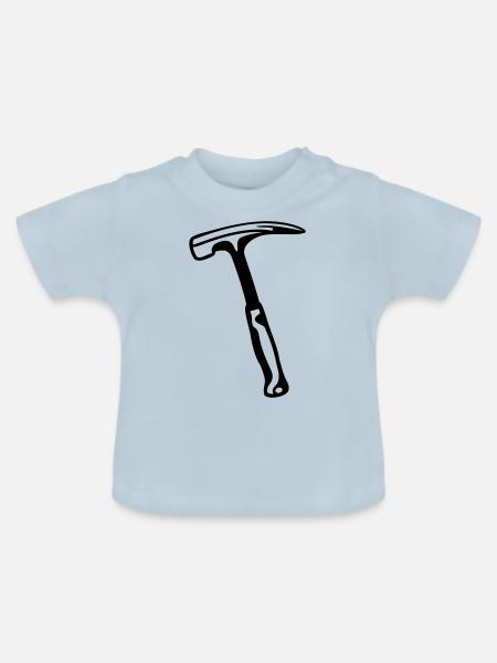 hammer - Baby Bio-T-Shirt mit Rundhals - Hellblau