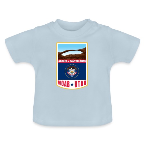 Utah - Moab, Arches & Canyonlands - Baby Organic T-Shirt with Round Neck