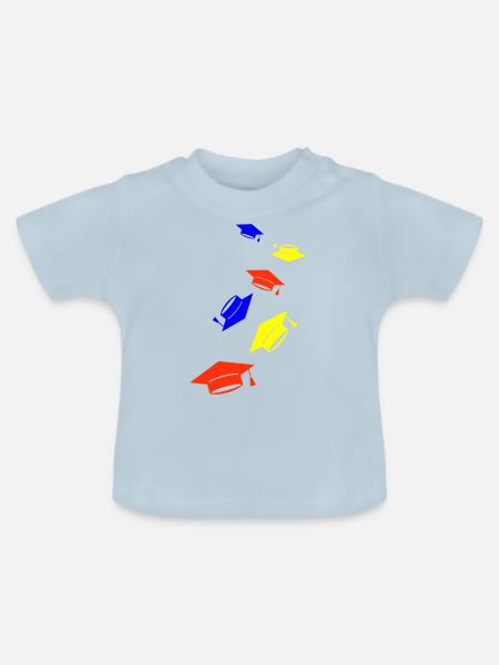 Student Abschluss - Baby Bio-T-Shirt mit Rundhals - Hellblau