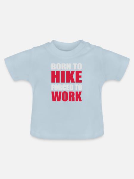 Hiking - Baby Bio-T-Shirt mit Rundhals - Hellblau