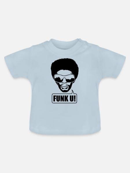 Pimp - Baby Bio-T-Shirt mit Rundhals - Hellblau