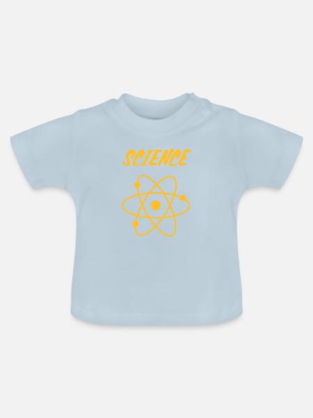 naturwissenschaft - Baby Bio-T-Shirt mit Rundhals - Hellblau