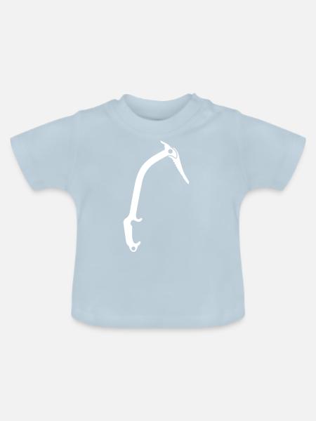 Kletterausrüstung eispickel - Baby Bio-T-Shirt mit Rundhals - Hellblau