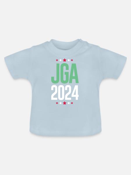 Jga 2024 Junggesellenabschied - Baby Bio-T-Shirt mit Rundhals - Hellblau