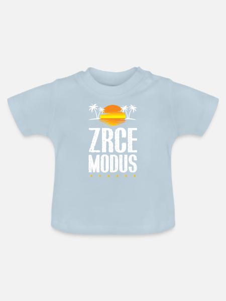 Zrce Modus - Baby Bio-T-Shirt mit Rundhals - Hellblau