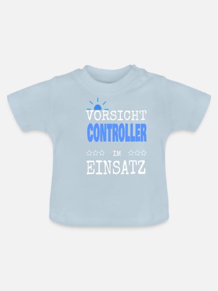 Controller - Baby Bio-T-Shirt mit Rundhals - Hellblau