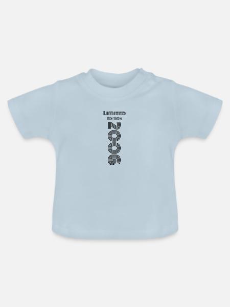 Limited Edition 2006 - Baby Bio-T-Shirt mit Rundhals - Hellblau