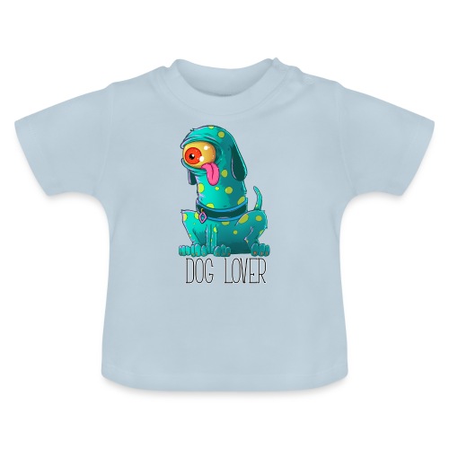 Dog Lover - Baby Bio-T-Shirt mit Rundhals