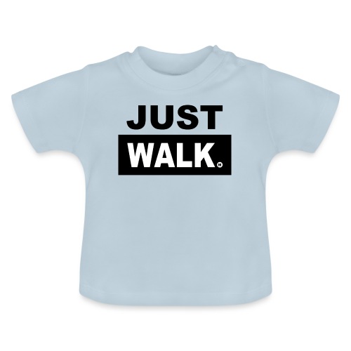 JUST WALK BABY - Baby biologisch T-shirt met ronde hals