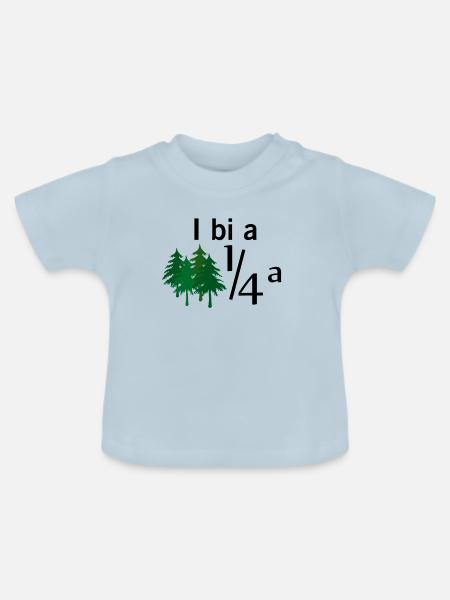 Waldviertel - Baby Bio-T-Shirt mit Rundhals - Hellblau