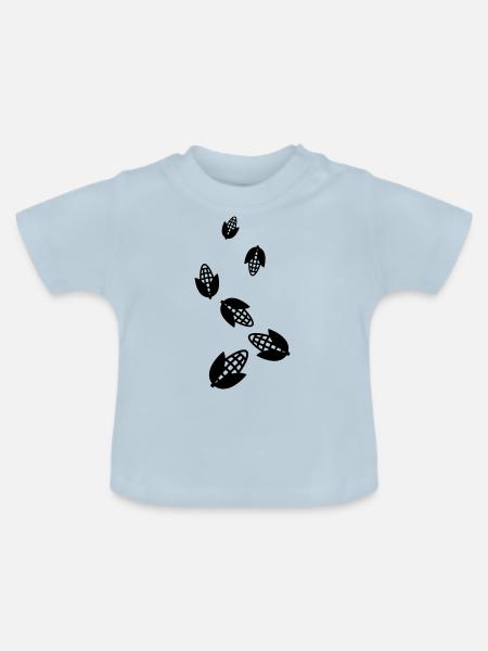 Mais symbol - Baby Bio-T-Shirt mit Rundhals - Hellblau